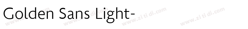 Golden Sans Light字体转换 Golden Sans Light字体转换